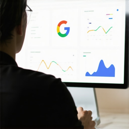 Person reviewing GMB analytics on a laptop to optimize engagement tactics.