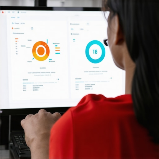 A person reviewing analytics and engagement data to refine local SEO strategies.