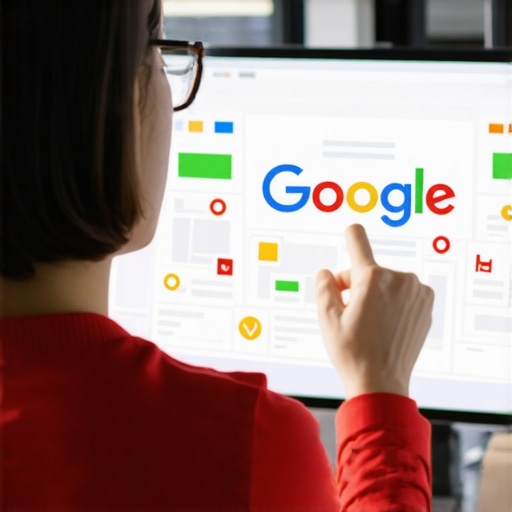 Business owner implementing schema markup and creating hyperlocal content for Maps SEO