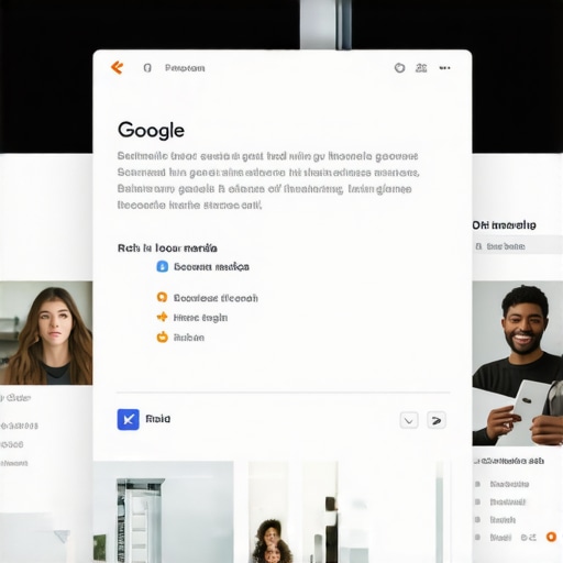 Optimized GMB Profile with Rich Media A screenshot of a vibrant GMB profile showcasing reviews, photos, and schema markup.