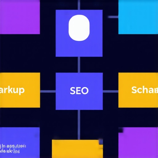 Schema markup structure diagram for local business
