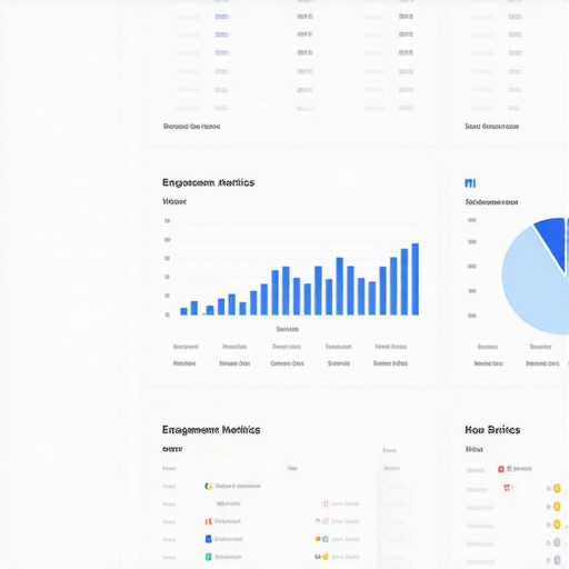Google My Business dashboard displaying engagement and analytics metrics.