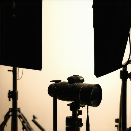 Camera setup for taking high-quality business photos for Google My Business listings.