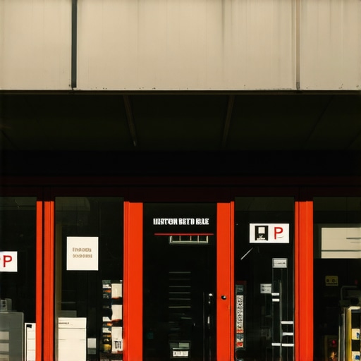 A vibrant storefront picture showing a well-lit shop exterior with visible signage and welcoming entrance
