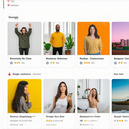 A laptop displaying a well-maintained Google My Business profile with engaging posts and reviews.