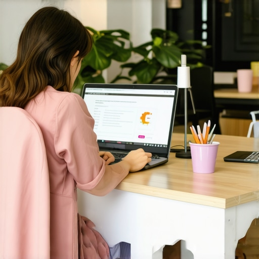 Customers interacting with a local business through reviews, social media, and in-person visits.