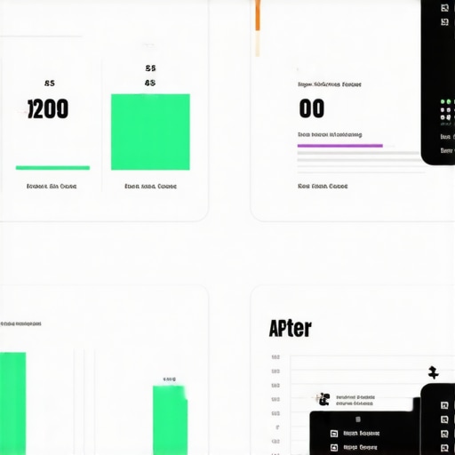 Comparison of GMB profile before and after visual updates and active engagement.