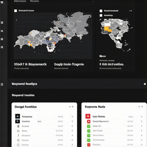 Screenshot of a Google Maps analytics dashboard displaying local search performance and engagement metrics