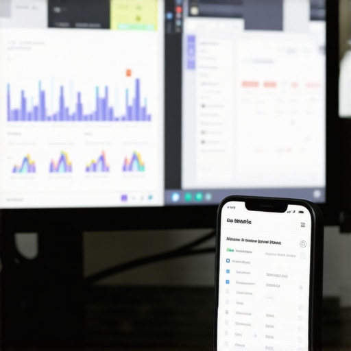 Screenshot of analytics and SEO tools on a digital workspace.